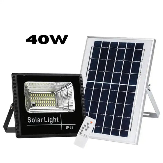 Green Light | Projecteur solaire LED 40W