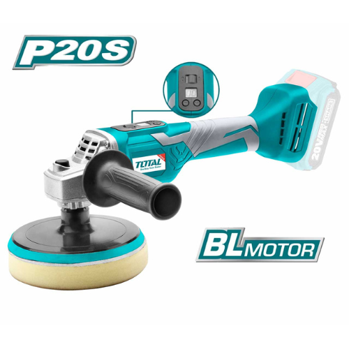 TOTAL | Polisseuse d’angle avec batterie