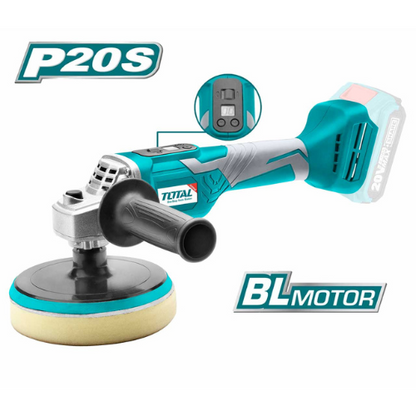 TOTAL | Polisseuse d’angle avec batterie