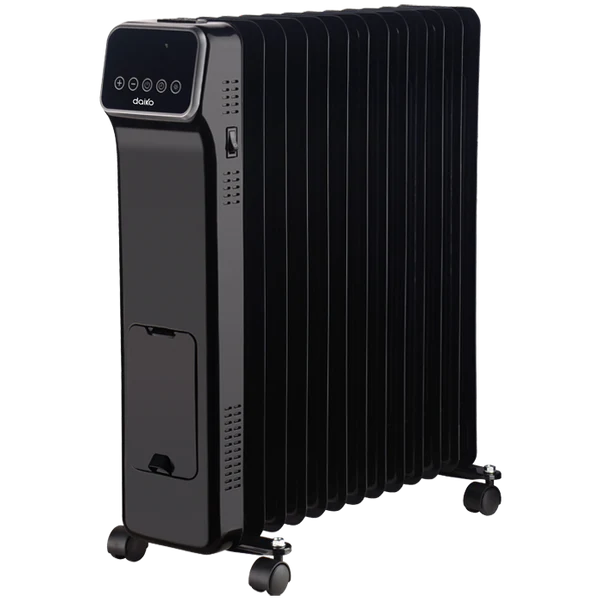DAIKO | Chauffage électrique Bain d'huile digital 13 éléments avec télécommande