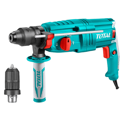 TOTAL | Marteau piqueur perforateur double mandrin 800W
