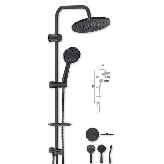 DUSCHAL | Colonne de douche JOJO DARK