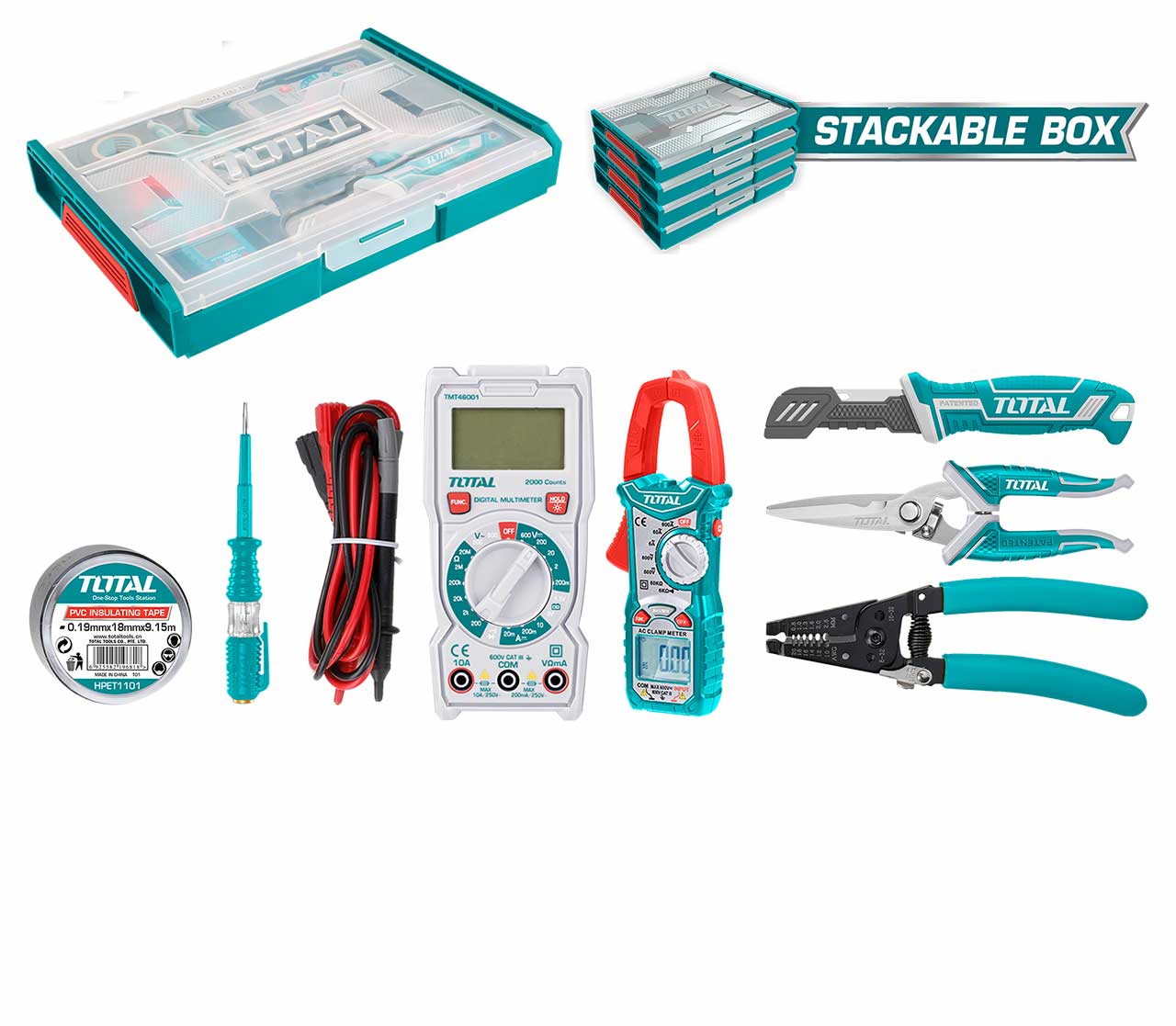 TOTAL | Ensemble d'outils électriques