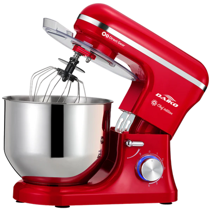 DAIKO | Pétrin 8 L avec bol en acier inoxydable Rouge