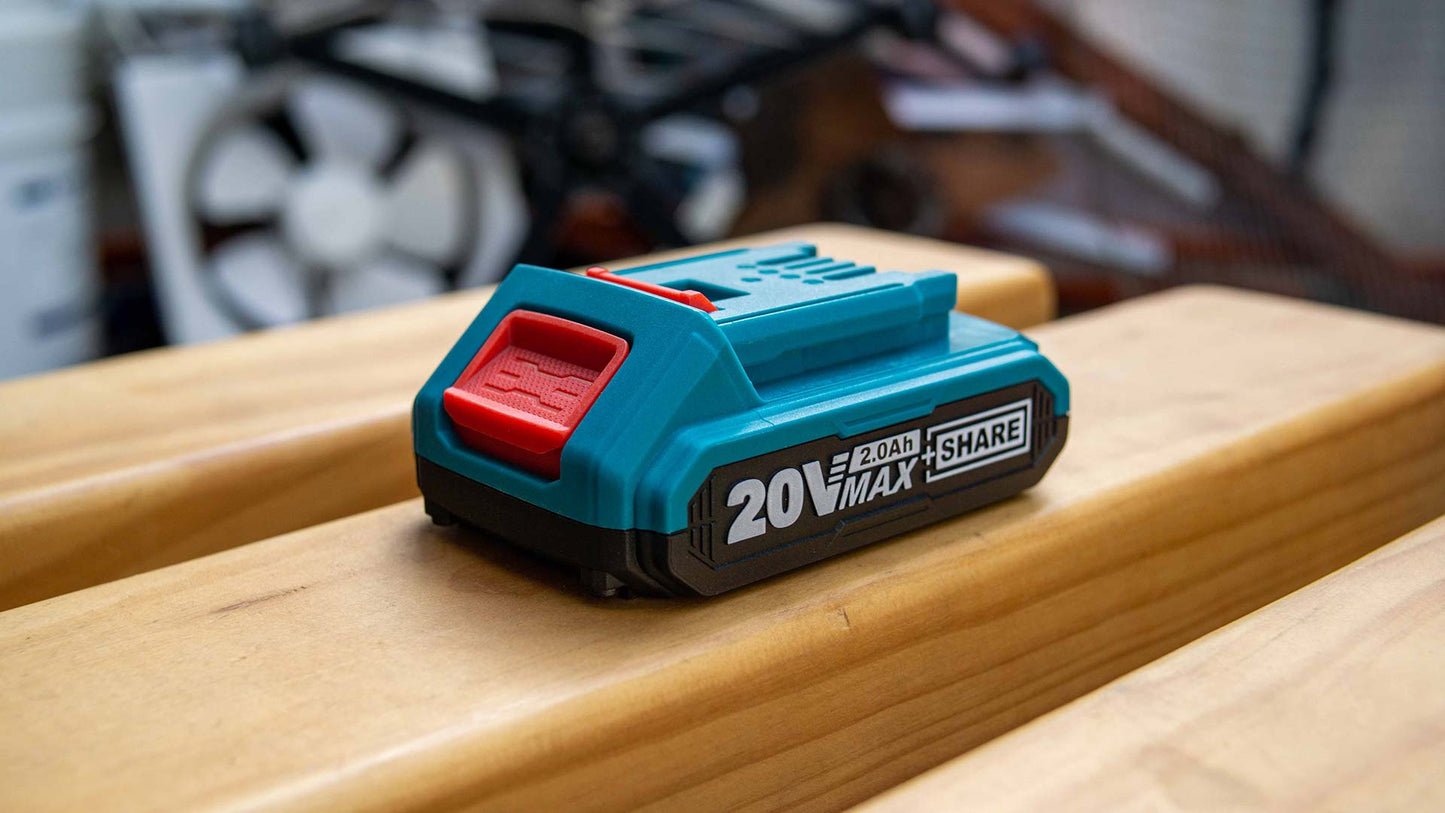 TOTAL | Batterie 20V 2.0 Ah Li-ion