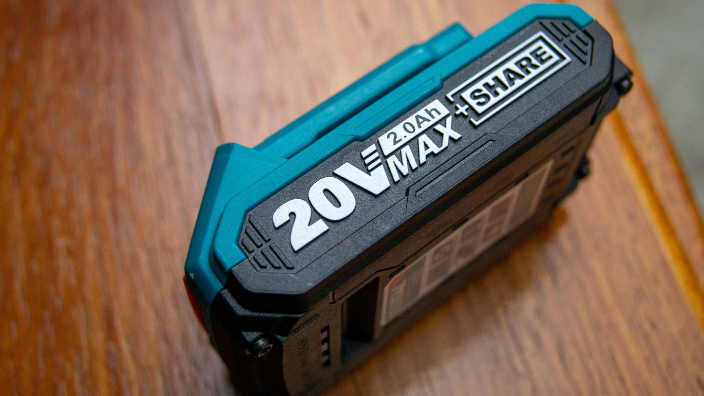 TOTAL | Batterie 20V 2.0 Ah Li-ion