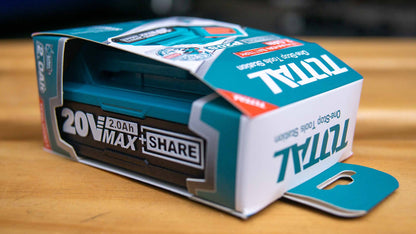 TOTAL | Batterie 20V 2.0 Ah Li-ion