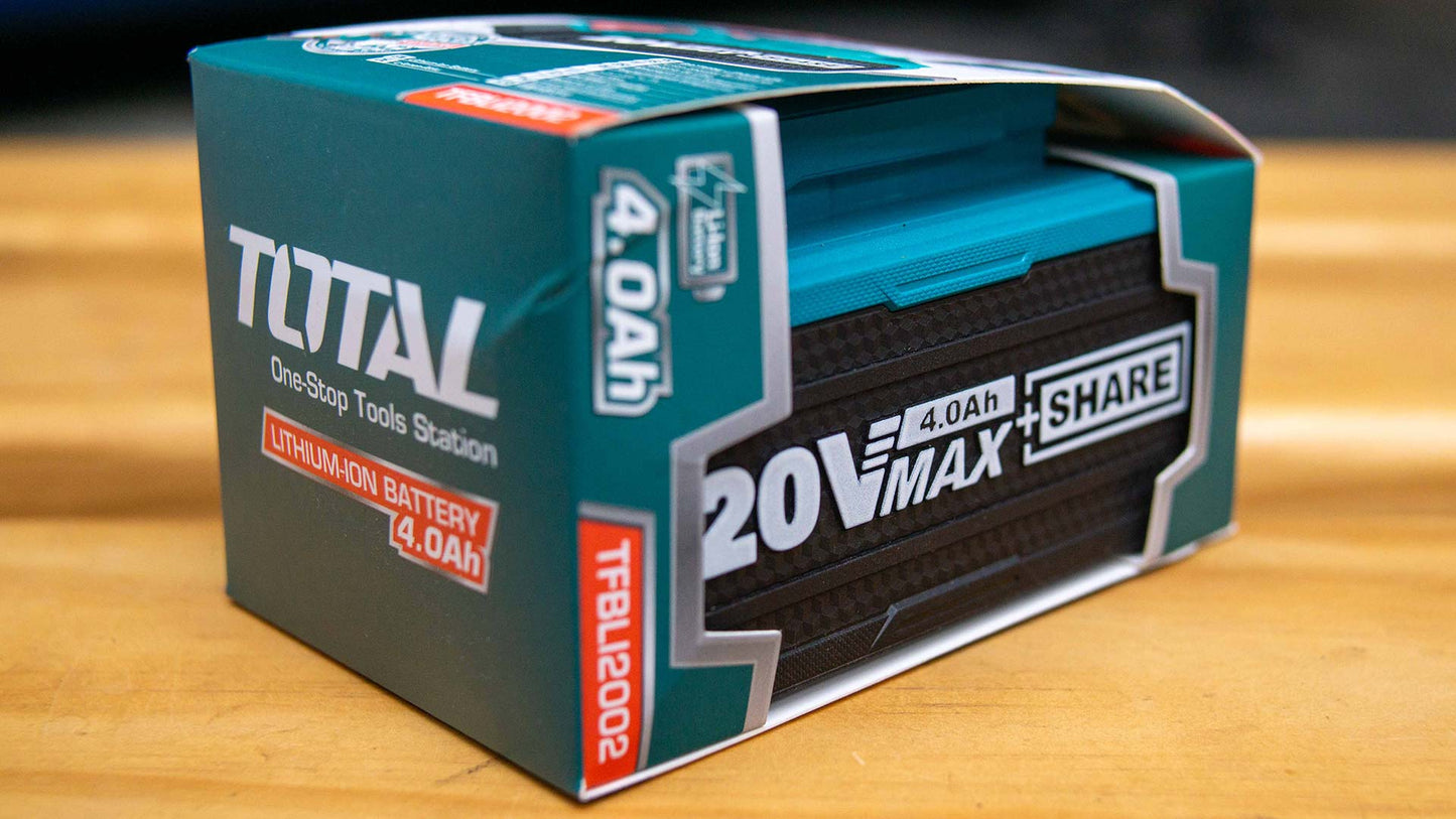 TOTAL | Batterie 20V 4.0 Ah Li-ion TFBLI2002